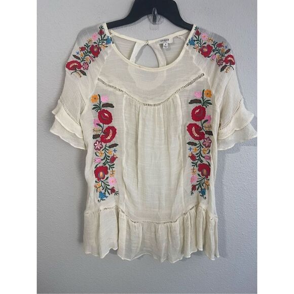 ❤️Umgee Women’s Floral Embroidered Top - Picture 1 of 6